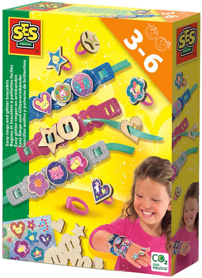 SES Easy Glitterringe und Armbänder