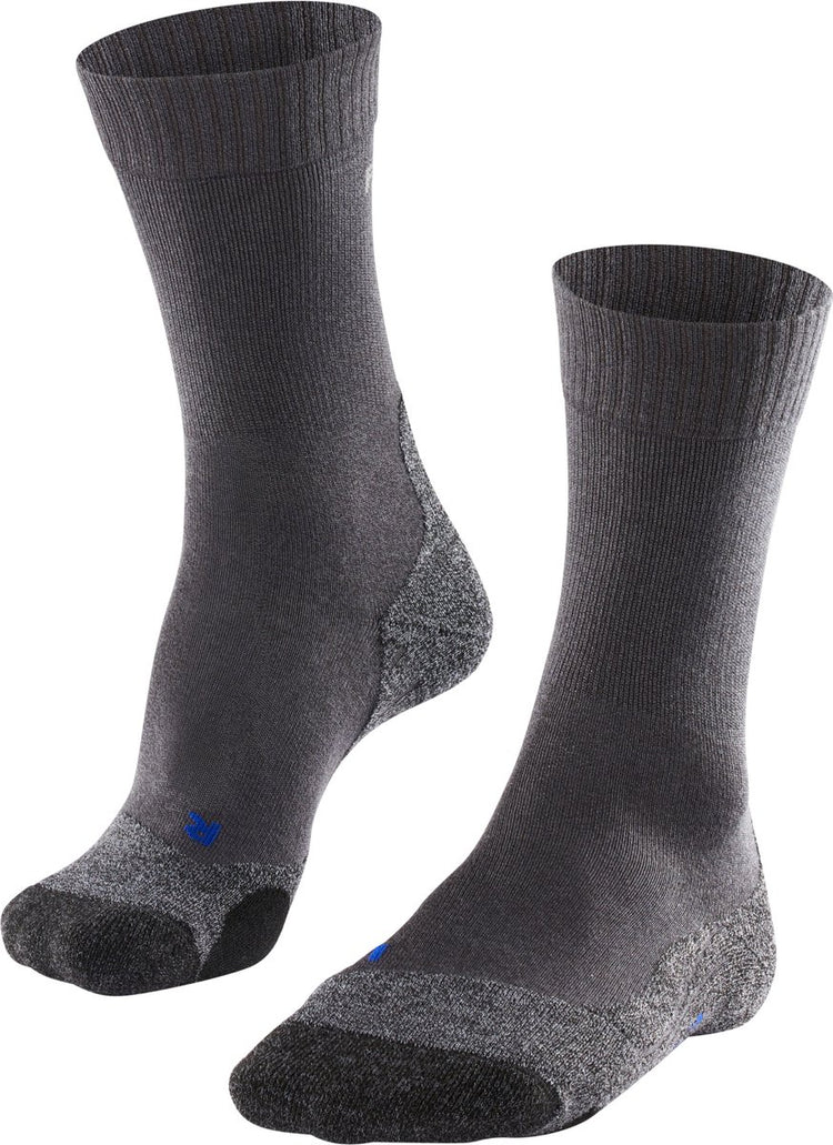 Falke TK2 Cool Anti-Blister Wandersocken aus dickem Lyocell-Funktionsmaterial Damen Grau – Größe 41-42