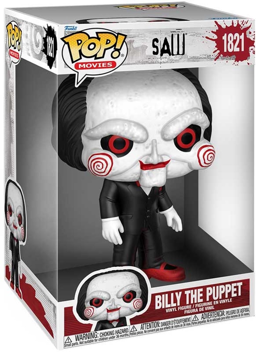 Funko sah Billy, die Puppe (Jumbo Pop!) Vinylfigur 1821 Pop! Standard-Unisex
