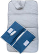 Kipkep Windel-Wickelset – Jeansblau – Wickelset – Wickelunterlage und Windeletui – blau – waschbar – recycelte Materialien