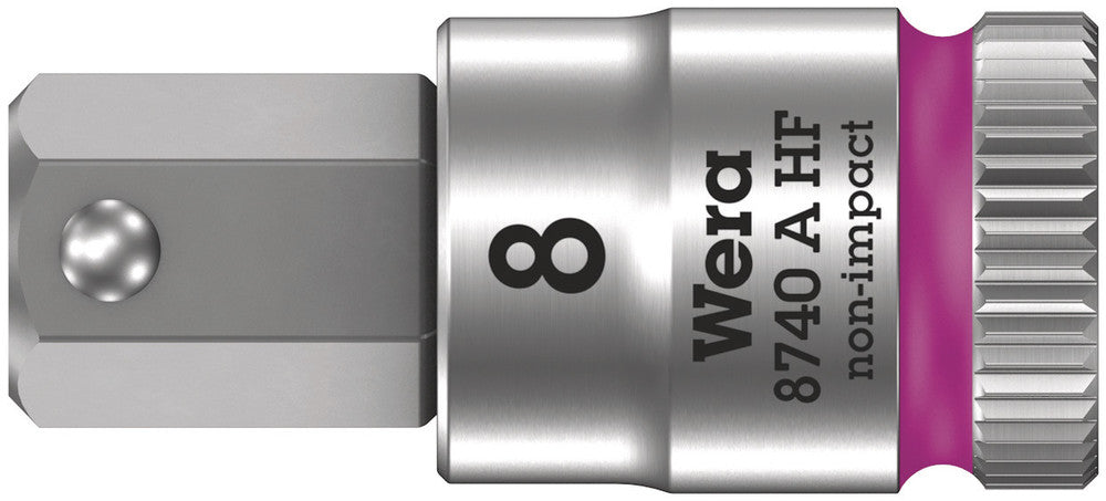 Wera 8740 a HF-Zyklop-Bitnuss-Kombination mit Haltefunktion mit 1 4 Antrieb, 4,0 x 100 mm – 1 Stück – 05003334001