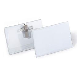 Kombinationsklemmen-Set für Abzeichen, langlebig, 8182, 90 x 54 mm, 20 Stück