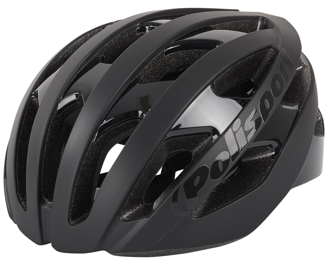 Polisport Light Pro Fahrradhelm L 58-62 cm Matte Schwarz schwarz