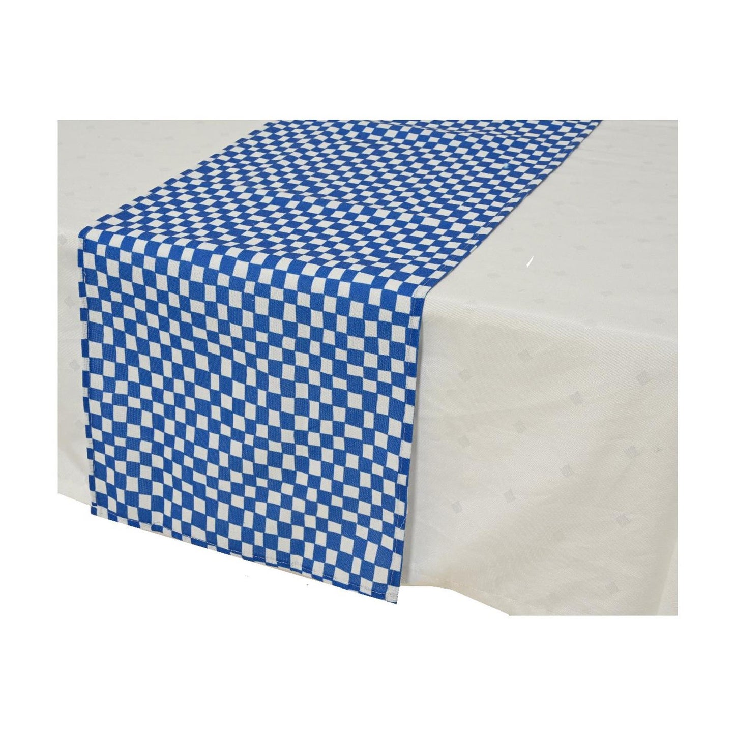 Decoris Tischläufer aus Polyester-Baumwolle, 32 x 140 cm