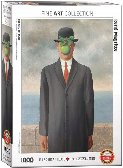 Eurographics – Der Sohn des Menschen [le fils de l'homme] – René Magritte – 1000 Teile 48 × 68 cm (B × H) – Kunstpuzzle