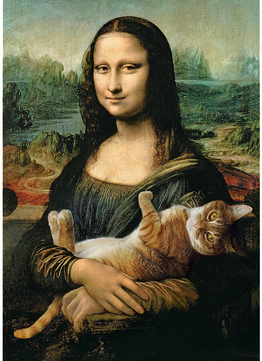 Trefl Mona Lisa mit Katze-Puzzle – 500 Teile
