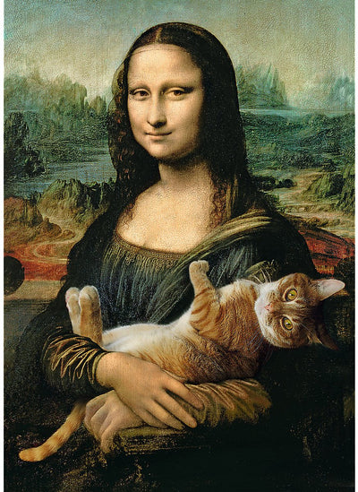 Trefl Mona Lisa mit Katze-Puzzle – 500 Teile