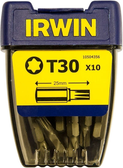 Irwin Torx T30 – 1 4 Zoll 25 mm – 10 Stück – 10504356