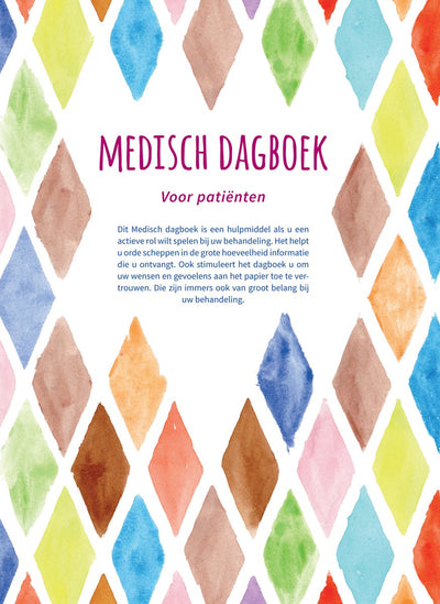 Medizinisches Tagebuch ohne Markenzeichen