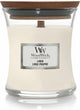 Woodwick Duftkerze Minikerze – Leinen – 20 Brennstunden – 85 g – 8 cm ø 7 cm