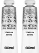 Winsor Newton Winton 1490699 Ölfarben-Set – Titanweiß – 2x 200 ml – hochdeckende Künstlerfarbe – für Malatelier