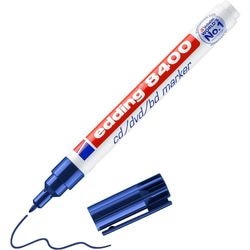 CD-Marker edding 8400 4-8400 003 breit 1mm blau rund permanent geruchlos