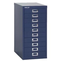 Mehrschubladenschrank Serie 29 27,9x40,8x67cm 51cm dunkelblau