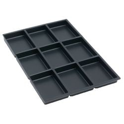 Einsatzbox 9 Bisley-Kunststoff 2,2 cm 9 Fächer