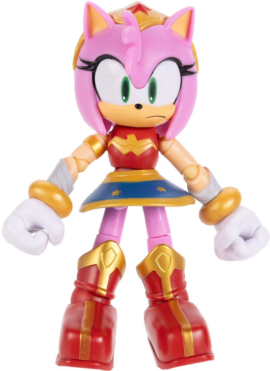 Jakks Sonic DC 13 cm Figur Amy – Wonder Woman