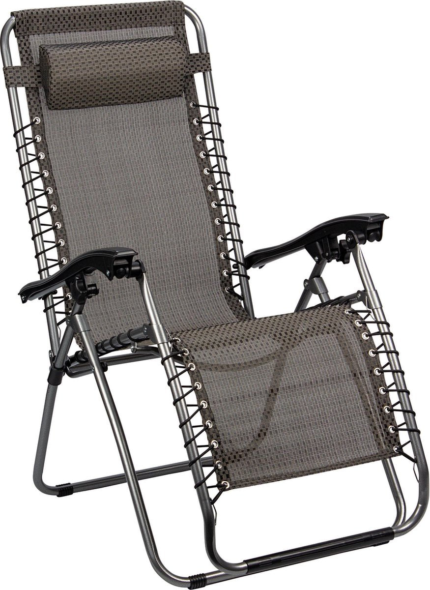 Abbey Camp Relaxsessel – Grau – Anthrazit