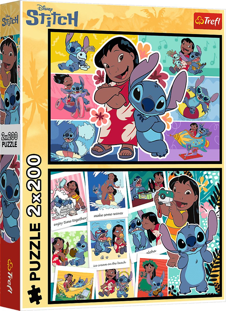 Trefl Puzzle Disney Lilo Stitch – 200 Teile – Kinderpuzzle.