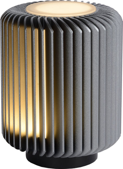 Lucide turbin - Tischleuchte - ø 10,6 cm - LED - 1x5w 3000k - grau