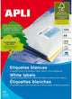 Apli Klebeetiketten 1281 100 Blatt 210 x 297 mm weiß
