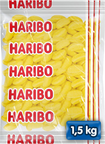 Haribo-Bananen - Bonbonschaum-Bananengeschmack - 1,5 kg
