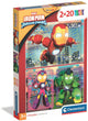 Clementoni – Puzzle – 2x20 Teile – Ironman und seine tollen Freunde – Puzzle für Kinder ab 3 Jahren
