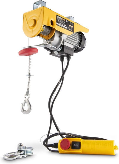 Powerplus powx900 elektrischer Seilzug – 500 W – max. 200 kg – 12 m Stahlseil