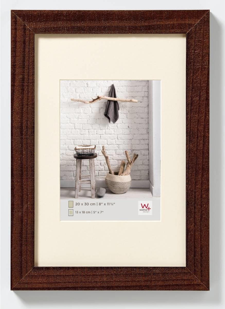 Walther Home - Holzrahmen - Fotogröße 20x30 cm - Walnuss