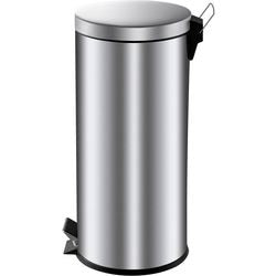 Treteimer Kunststoffeimer 30l Silber