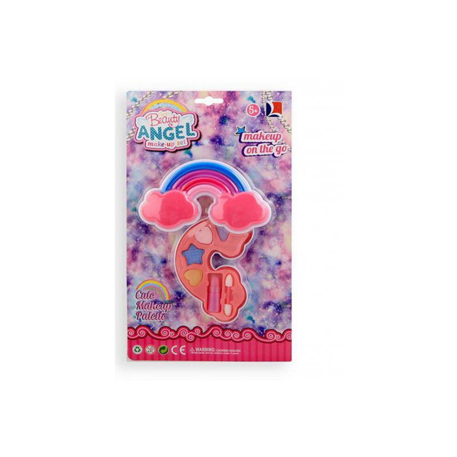 Make-up-Set Regenbogen auf Karte