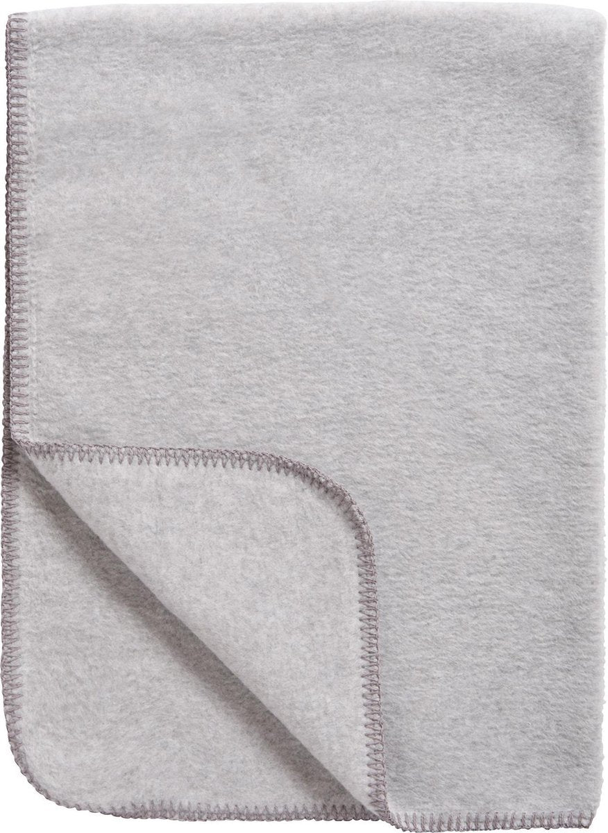 Meyco Baby-Uni-Kinderbettdecke – gewebt – Grau meliert – 100 x 150 cm – 1,0 Tog