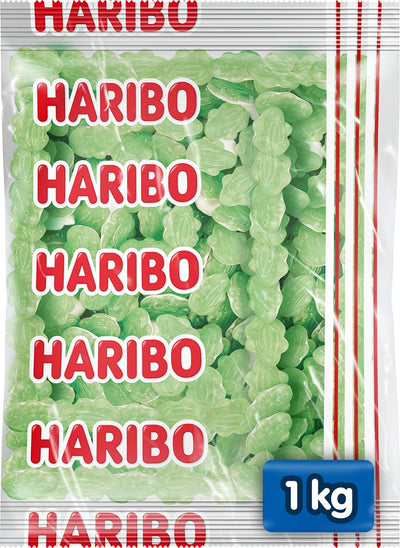 Haribo-Frösche - Bonbons mit Schaum - 1-kg-Beutel
