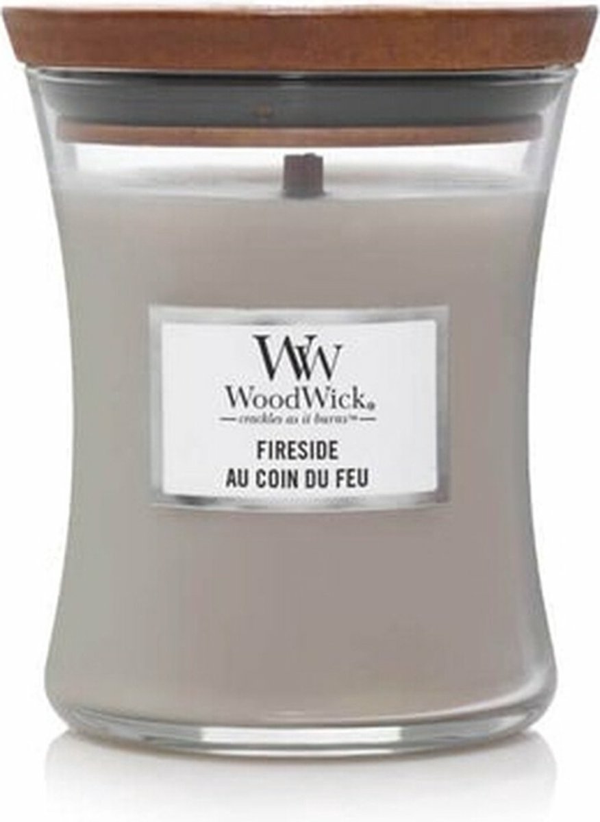 Woodwick Duftkerze Mini-Kerze – Mini-Kaminkerze – 20 Brennstunden – 85 g – 8 cm ø 7 cm