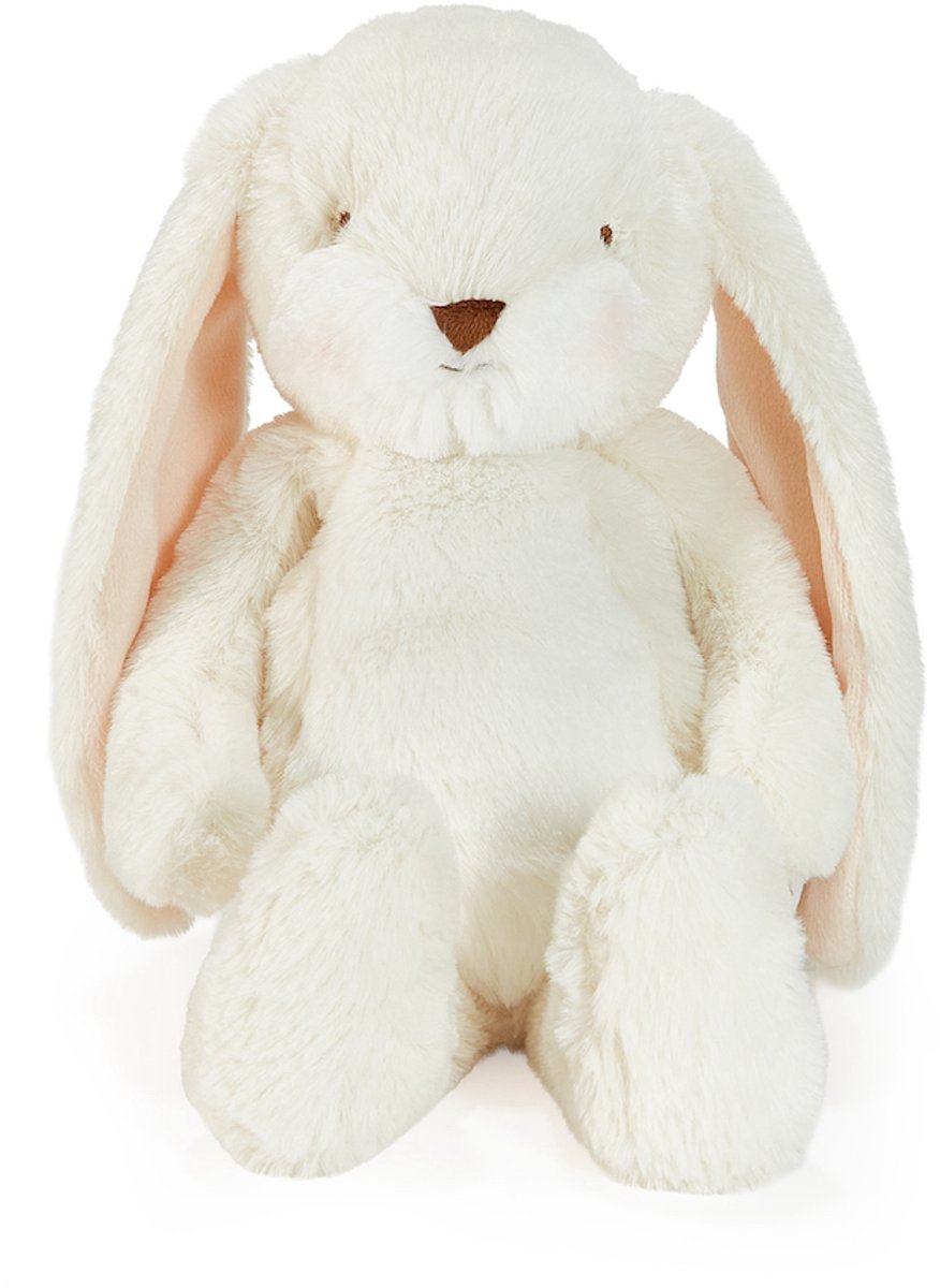 Bunnies by the Bay Floppy Knabberkaninchen – Stofftier – Kuscheltier für Kinder – gestickte Details – Creme – 34 cm