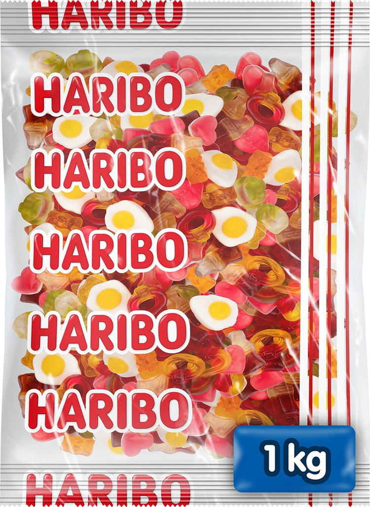 Haribo Starmix – Bonbonmischung in Fruchtgeschmack – 1-kg-Beutel