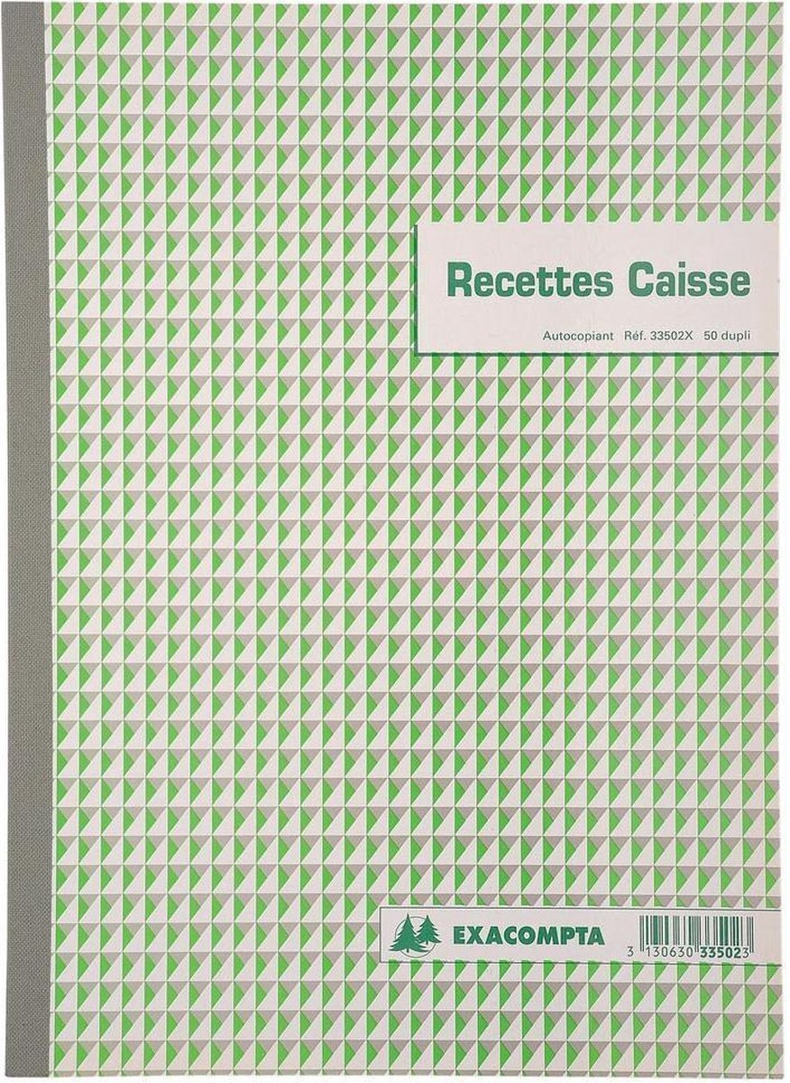 Exacompta-Quittungen, A4, französisches Dupli, 50 x 2 Blatt
