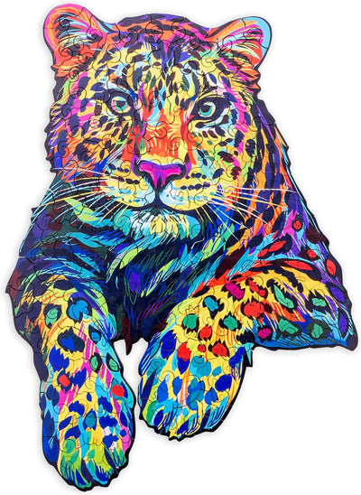 Engelhart Holzpuzzle Tiger – 161 einzigartige Puzzleteile – großes Holzpuzzle im A3-Format – Tierpuzzlespiel – herausforderndes Denkspiel – inklusive Aufbewahrungskoffer –