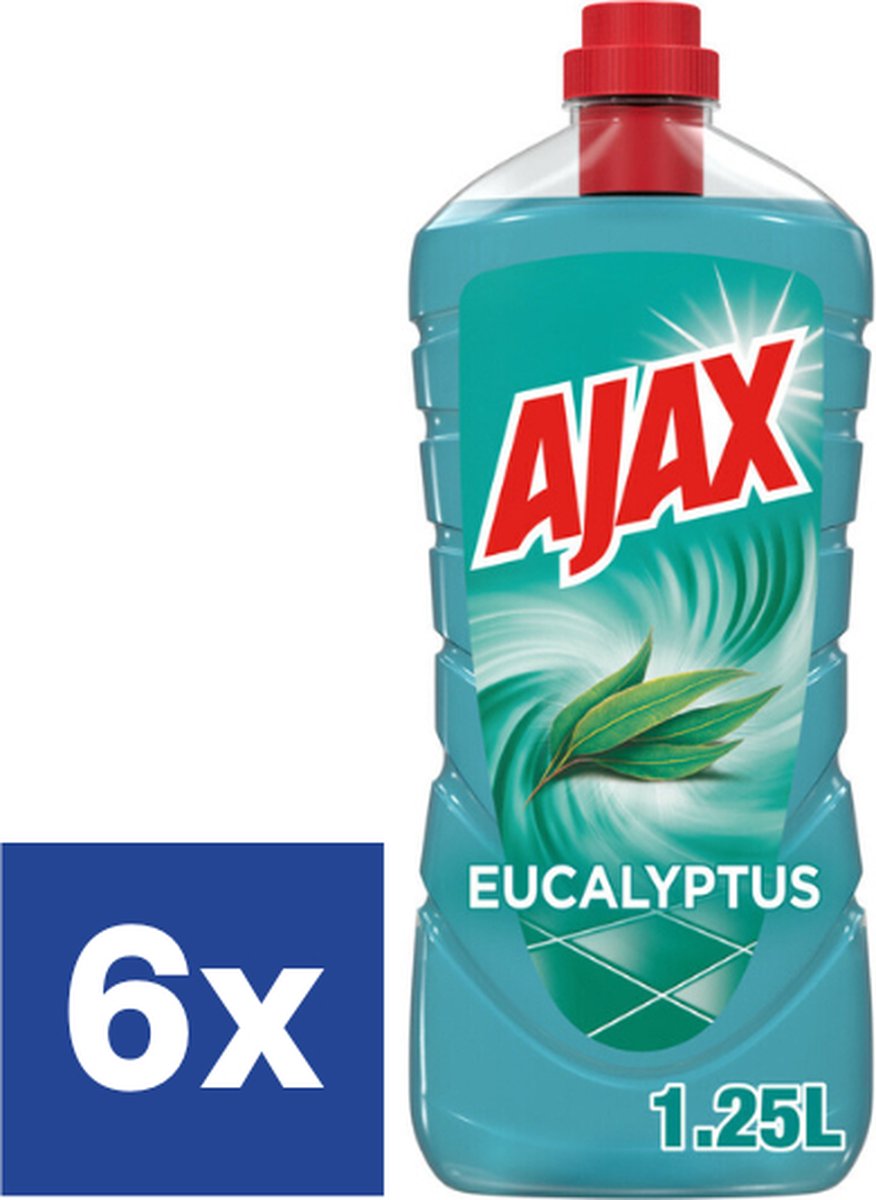 Ajax Eukalyptus-Allzweckreiniger – 6 x 1,25 l