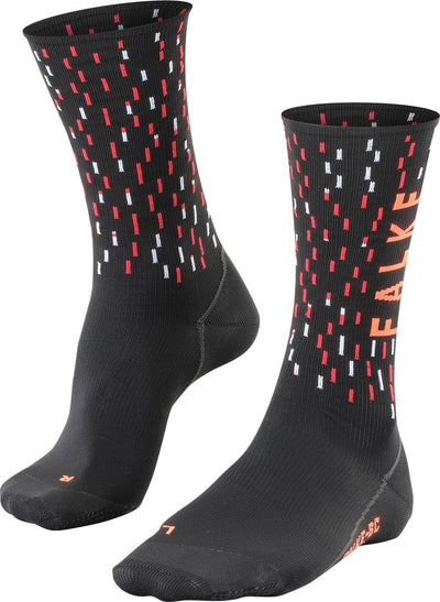 Falke BC Anti-Blister Funktionsmaterial Fahrradsocken Unisex Schwarz - Größe 37-38