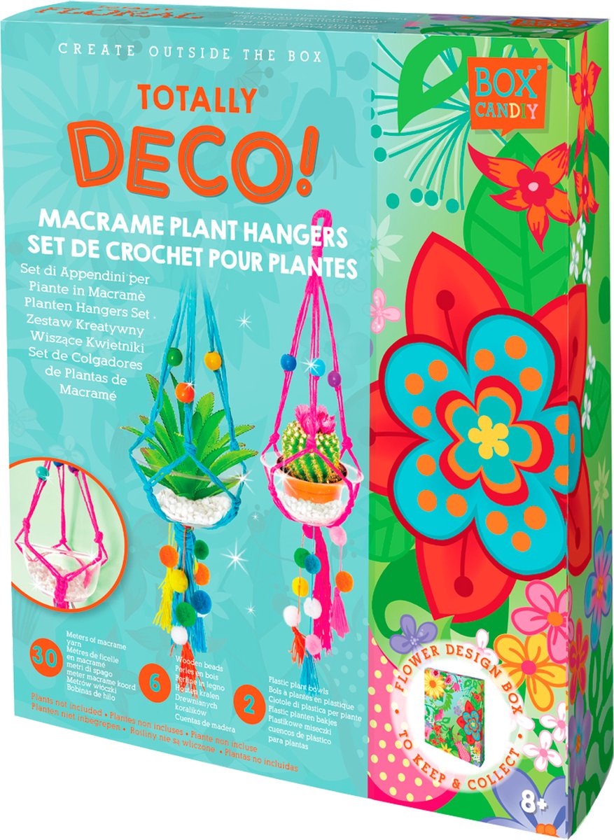 Schachtel mit Süßigkeiten, Blumen und Pflanzen, Lernspielzeug für Kinder.
