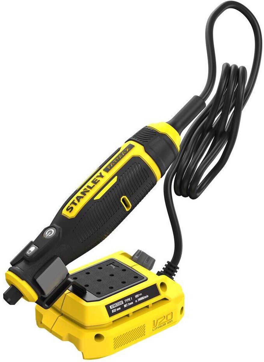 Stanley Fatmax 18V Multitool mit 33 Zubehörteilen (ohne Akku) SFMCE030B-XJ