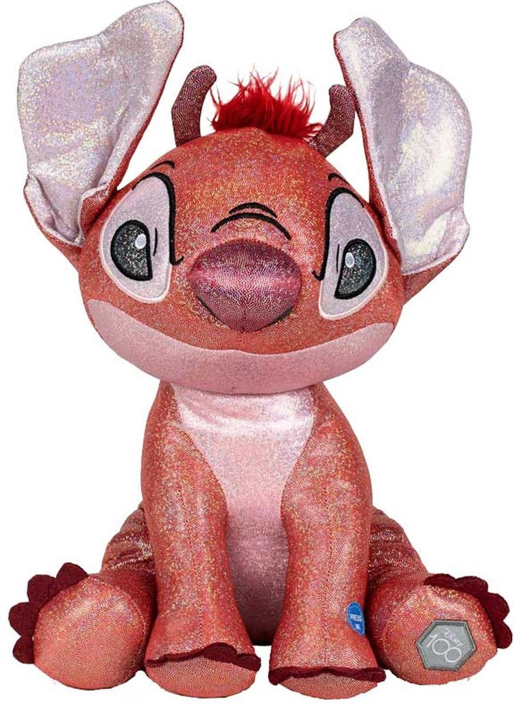 Disney 100 Jahre – Lilo Stitch: Plüsch 28 cm mit Glitzer und Sound – Leroy