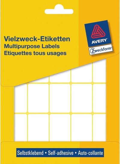 Avery Hausmarke 3321 manuelles Etikett, 32 x 23 mm, weiß