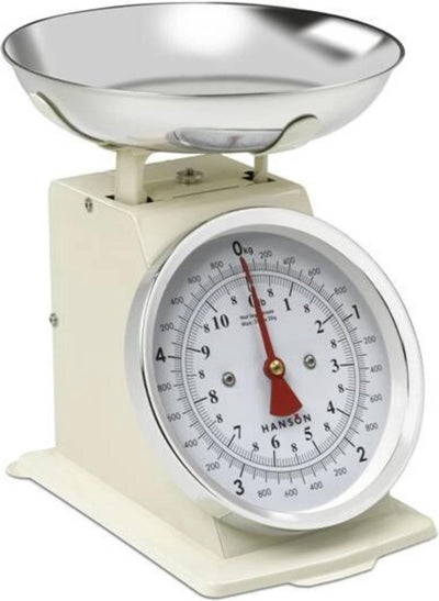 Terraillon Tradition 500 – Retro-Küchenwaage – Creme