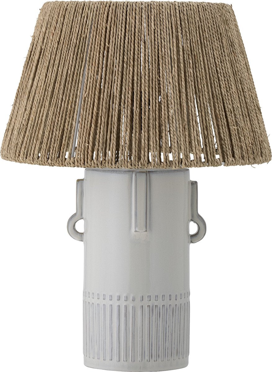 Bloomingville - Rama Tischlampe - Weiß - Steingut