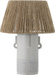 Bloomingville - Rama Tischlampe - Weiß - Steingut