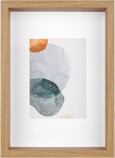 Walther-Form – 3D-FSC-Holzrahmen – Fotogröße 21 x 29,7 cm – Kunstglas – Eiche