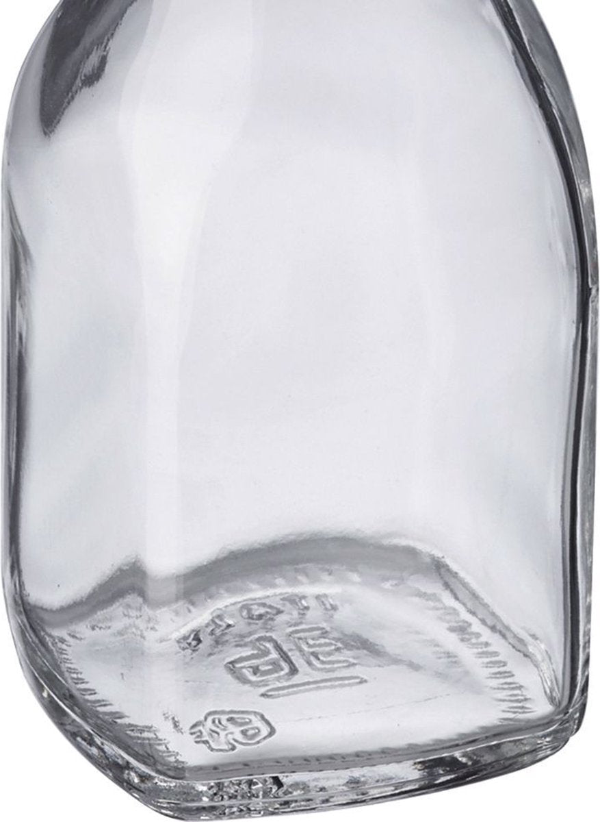 Westmark Bügelverschlussflasche Einmachflasche eckig 125 ml