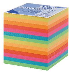 Würfelhalter farbig nachfüllen 700 Scheine 9 x 9 cm