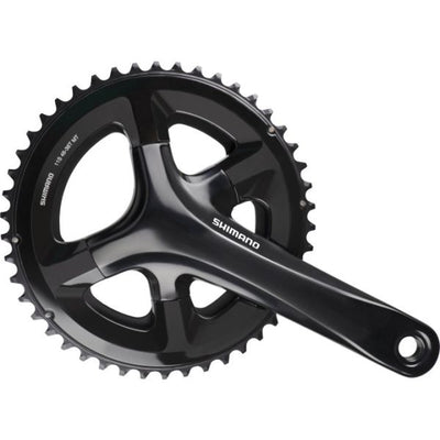Shimano Kurbel 2 x 11 Speed ​​Road FC-RS510 175 50-34T mit Hohlachse Schwarz