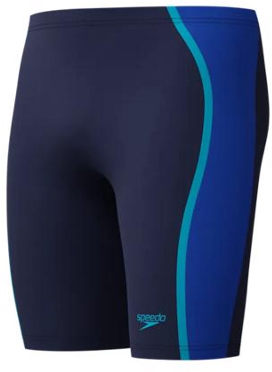 Speedo Solid Splice Jammer Sport-Badehose für Herren – Marineblau